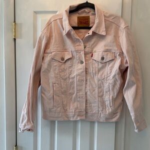 Levi's Light Pink Denim Trucker Jacket